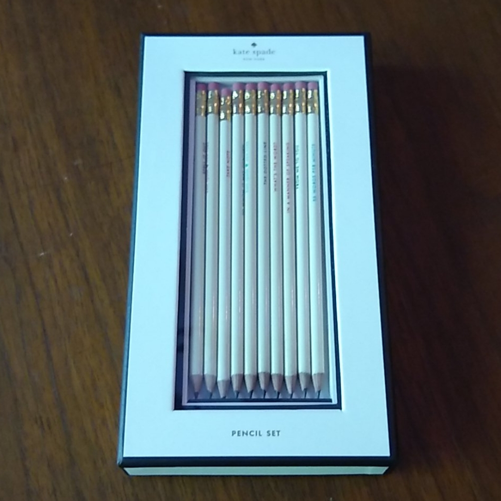 Complete Kate Spade pencil set